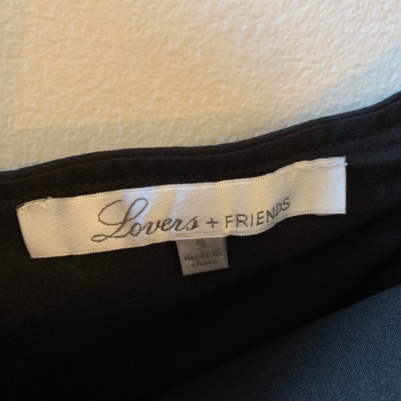 Lovers + Friends Small Heaven Sent Lace Trimmed Off the Shoulder Dress - Picture 5 of 6